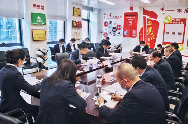 青海国晟新能源集团有限公司党总支组织召开2022年度组织生活会